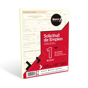 Solicitud de Empleo Rayter Sob3-To-Ma