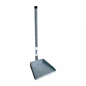 Recogedor de lamina mango largo