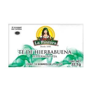 Té La Pastora | Infusión Natural de Hierbabuena, Limón y Manzanilla | 20 Sobres