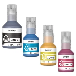 Botella de Tinta Brother BT-D100 | 7500 Páginas, InkBenefit Tank