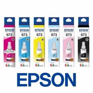 Cartuchos de Tinta Original Epson 673 | Colores Para L800, L805, L850, L1800